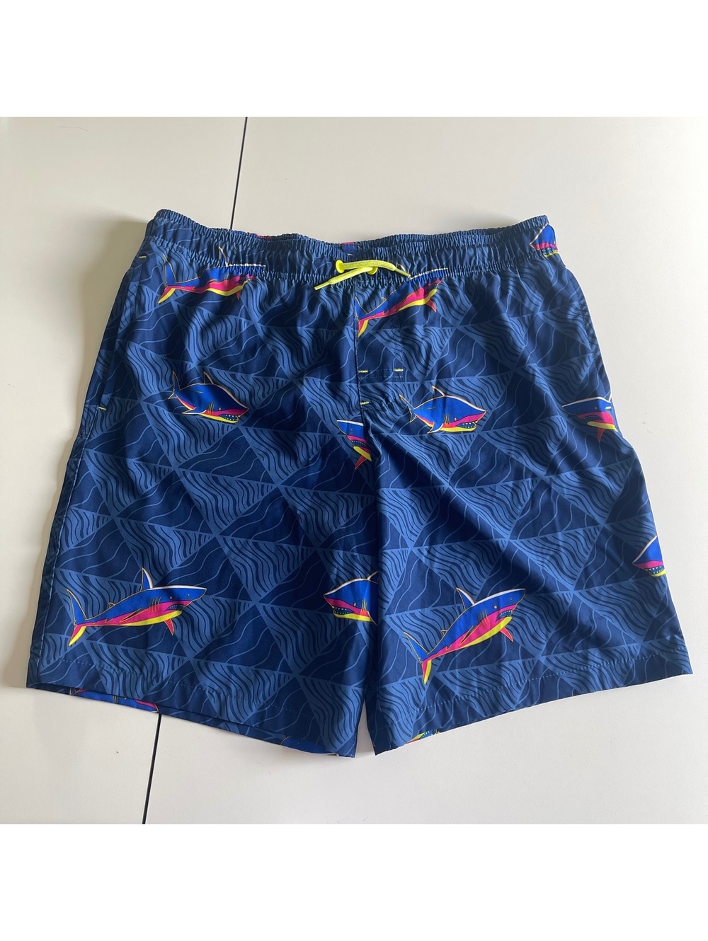 Wonder Nation Boy's Size Large 10/12 Husky Swim Shorts